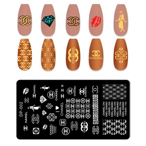 chanel nail stamping plate|45+ Best Chanel Nail Designs and Ideas to Try .